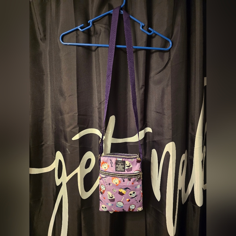 Loungefly Purple Nightmare Before Christmas Candy Crossbody Bag